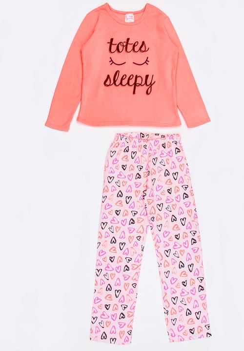 Twin Clothing - Totes Sleepy Combo Pyjama Set Multi-colour