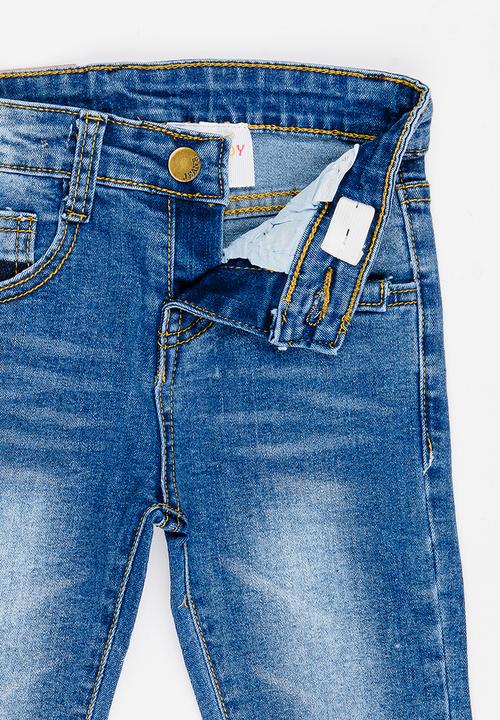 Pop Candy - Girls denim jeans - blue