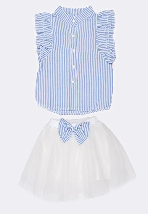 Pop Candy - Sleeveless  Dress Blue