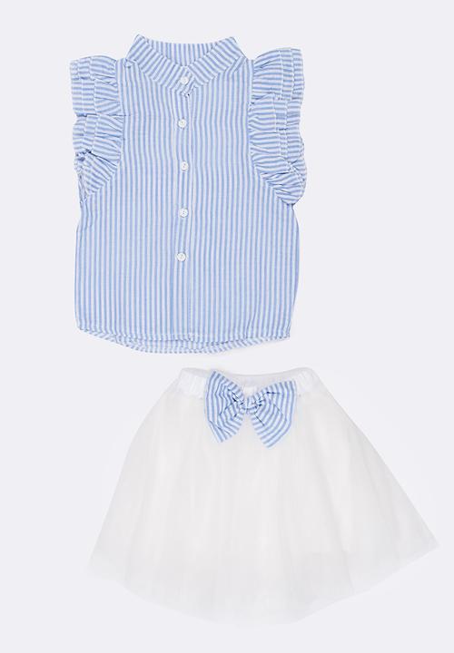 Pop Candy - Sleeveless  Dress Blue