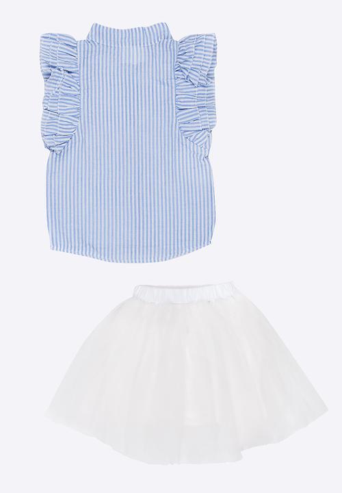 Pop Candy - Sleeveless  Dress Blue