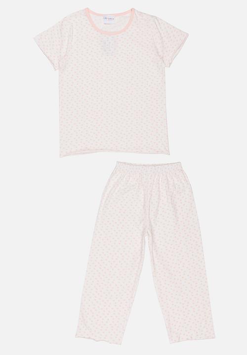 Pop Candy - Printed Pj Set Peach