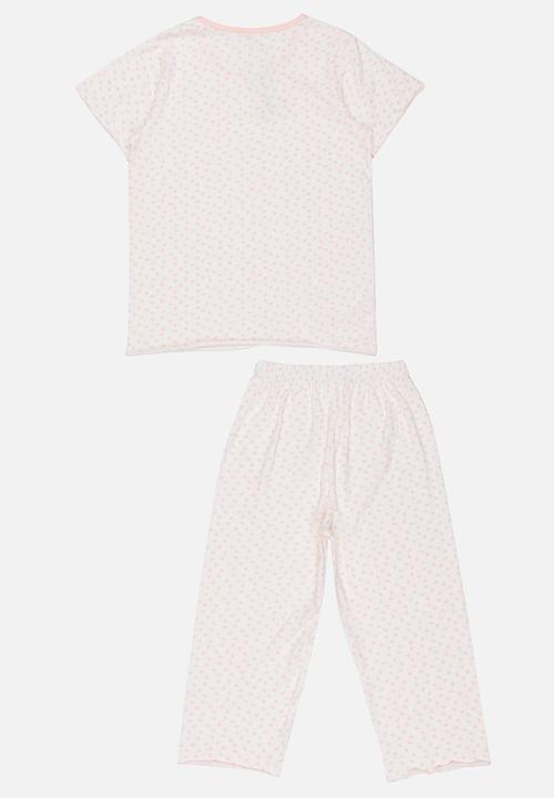 Pop Candy - Printed Pj Set Peach