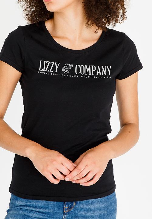 Lizzy - Crysanthe Logo Tee Black