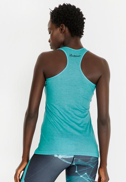Vivolicious - Watch My Space Tone Tank Turquoise