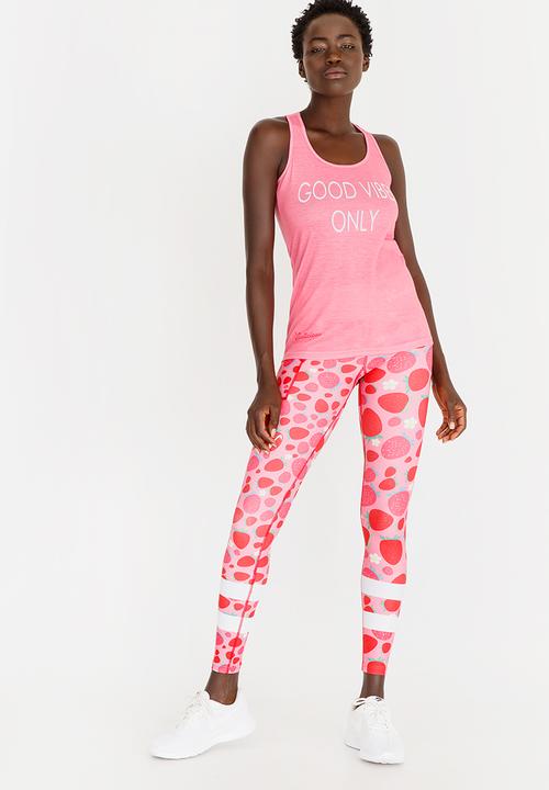 Vivolicious - Good Vibes Only Tone Tank Mid Pink