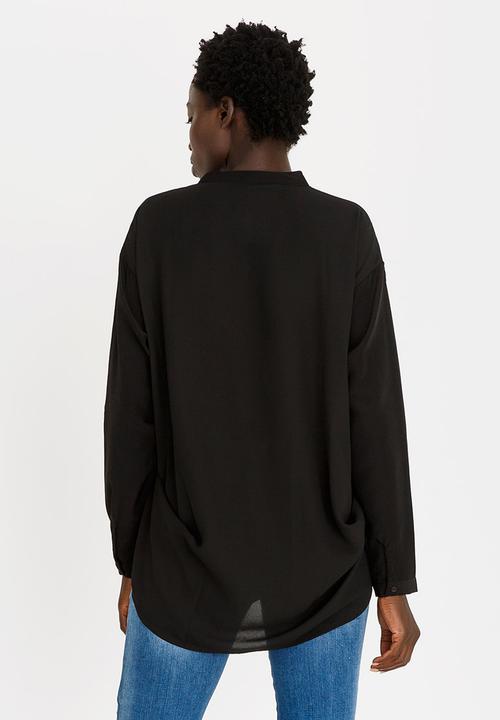 edit - Volume Blouse Black
