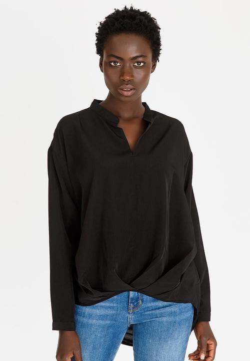 edit - Volume Blouse Black