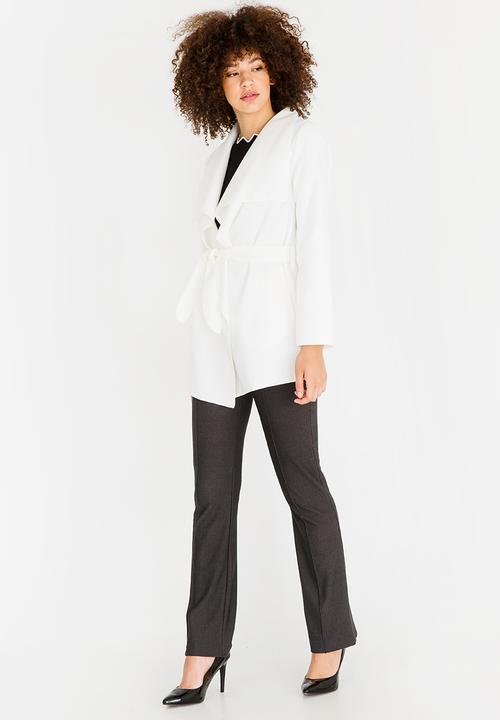 cath.nic - Belted Wrap Coat Cream