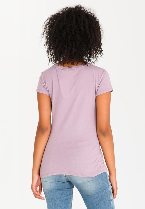 GUESS - Guess Tri Tee Pale Purple