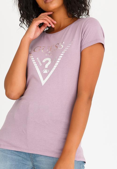 GUESS - Guess Tri Tee Pale Purple