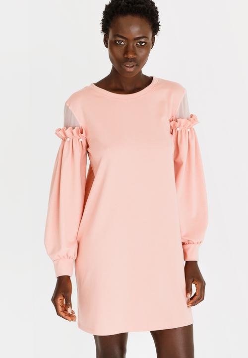 STYLE REPUBLIC - Pearl Detail Sweater Pale Pink