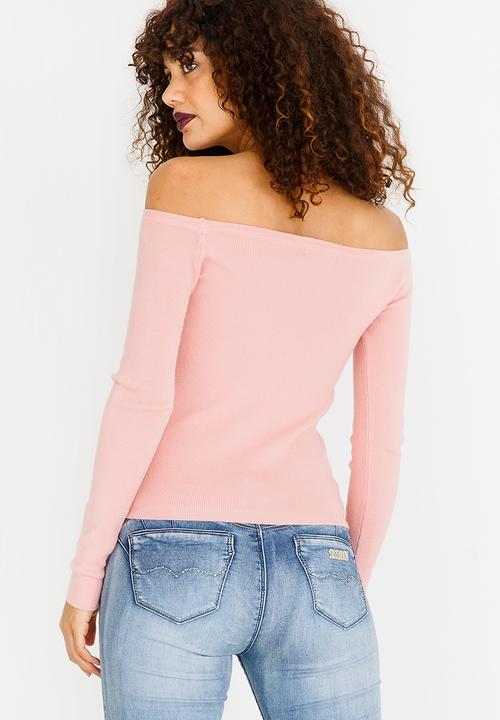 SISSY BOY - Blossom Lace-up Top Mid Pink