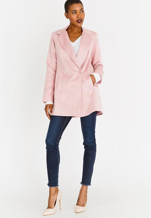 edit - Long Length Coat Pale Pink