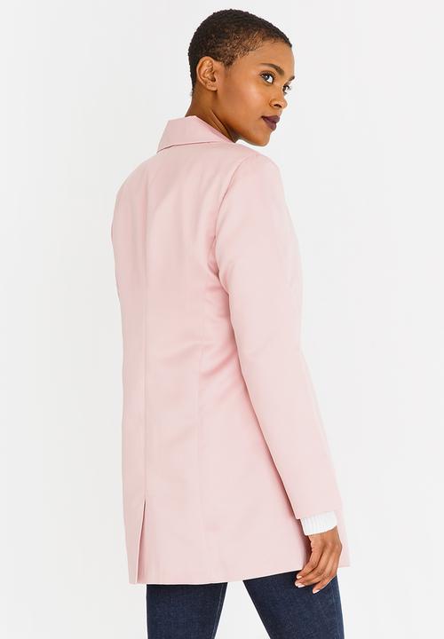 edit - Long Length Coat Pale Pink