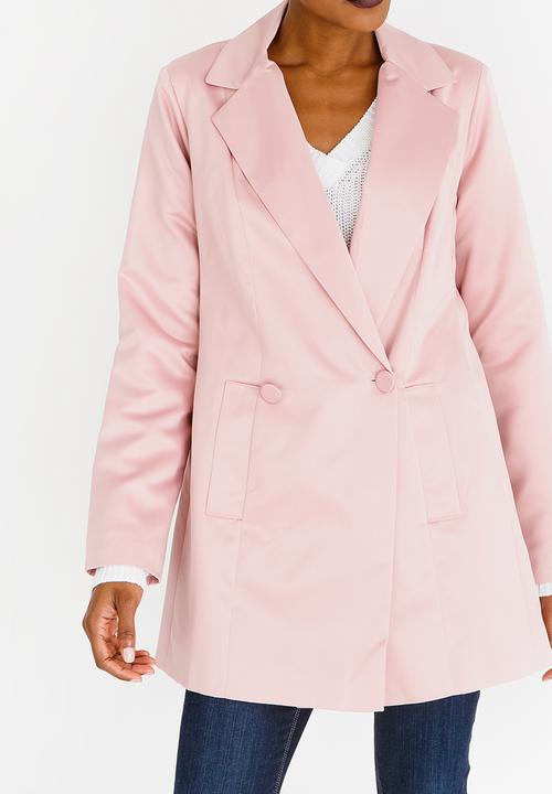 edit - Long Length Coat Pale Pink