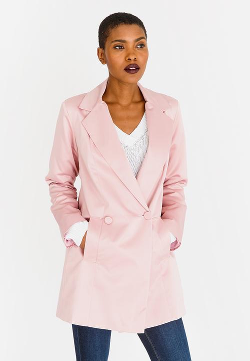edit - Long Length Coat Pale Pink