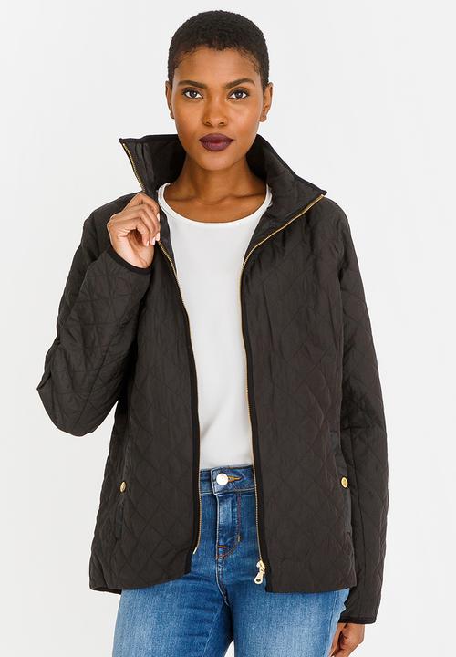 edit - Lightweight Puffer Jacket Black