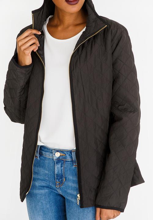 edit - Lightweight Puffer Jacket Black