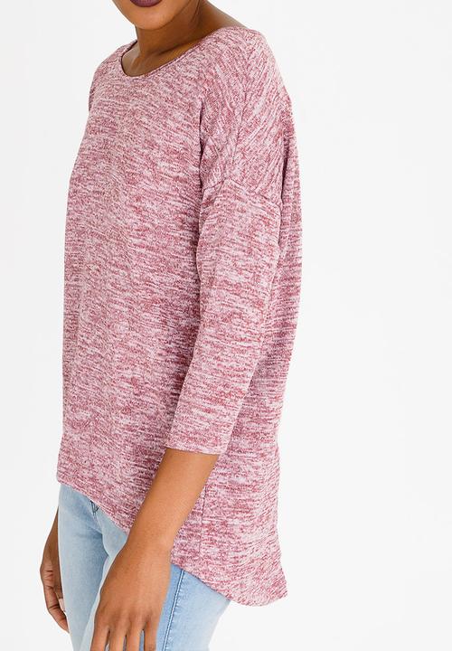 edit - Cross Over Back Top Burgundy