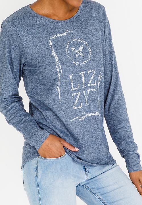 Lizzy - Adamaris Long Sleeve Tee Dark Blue