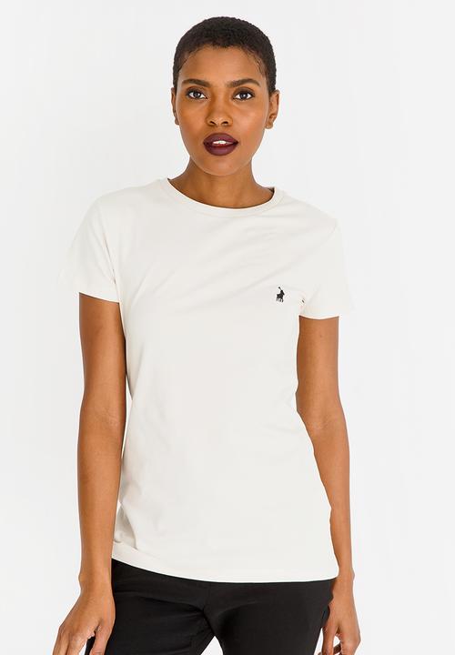 POLO - Allie Short Sleeve Pony Tee Stone