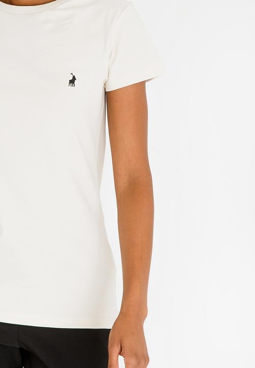 POLO - Allie Short Sleeve Pony Tee Stone