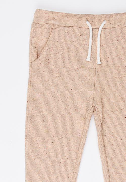 MINOTI - Lurex Fleece Jogger Mid Pink