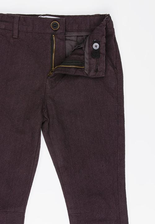 MINOTI - Pique Rolled Up Pants Charcoal