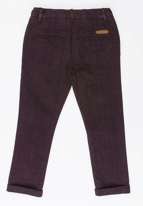 MINOTI - Pique Rolled Up Pants Charcoal