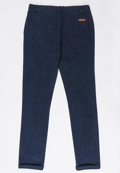 MINOTI - Pique Rolled Up Pants Blue