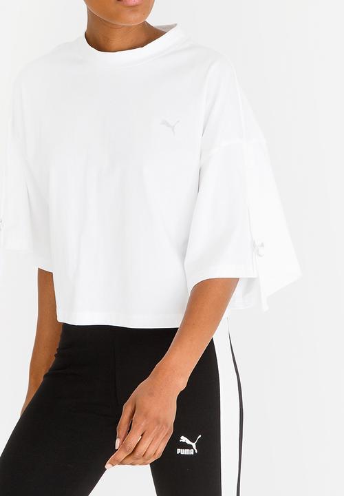 PUMA - On Pointe Cropped Tee White