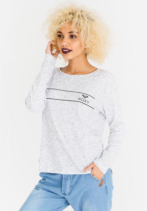Roxy - Panelled Tee Black and White