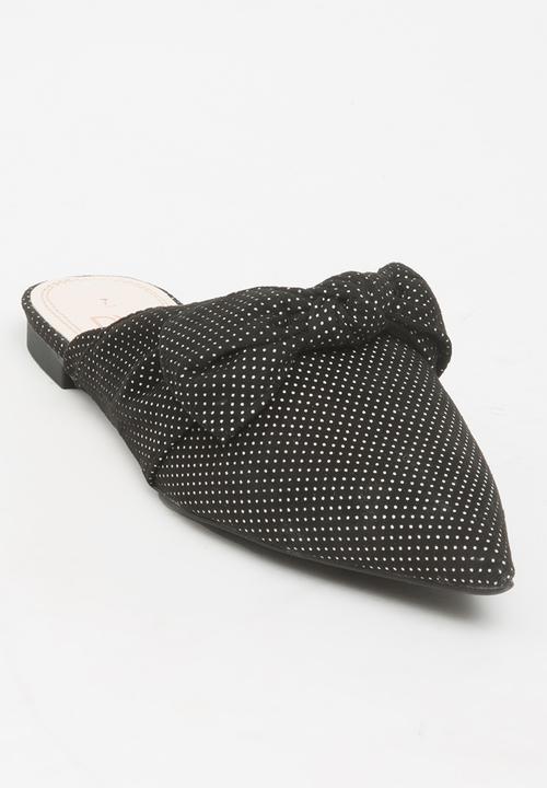 Dolce Vita - Malibu Bow Detail Slip-ons Black