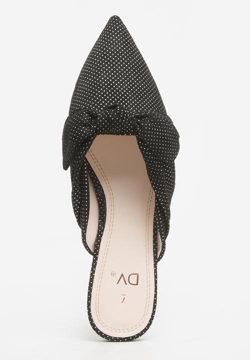 Dolce Vita - Malibu Bow Detail Slip-ons Black