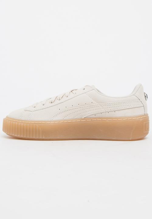 PUMA - Puma Suede Platform Jewel Sneaker Cream