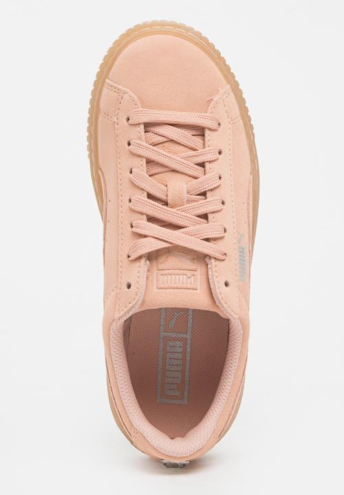 PUMA - Puma Suede Platform Jewel Sneaker Peach