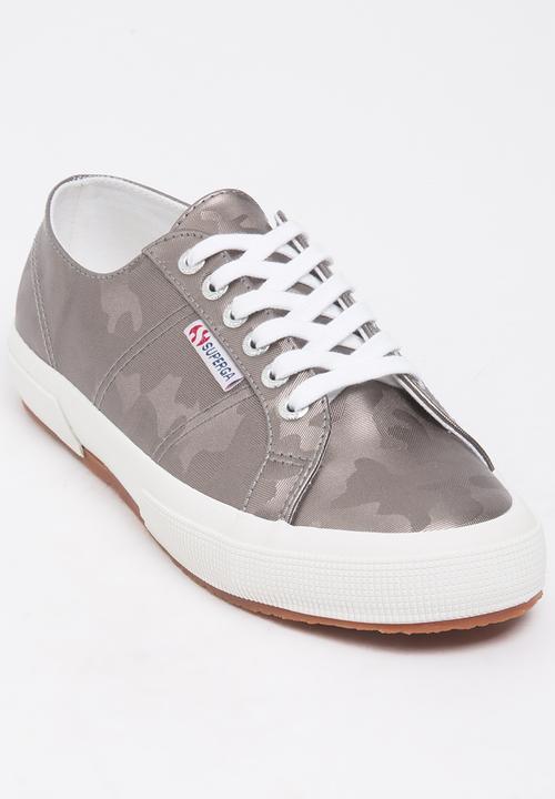 SUPERGA - Camo Metallic Lo Sneakers Grey