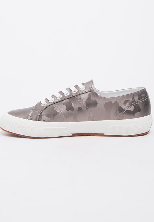 SUPERGA - Camo Metallic Lo Sneakers Grey