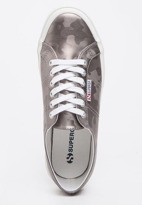 SUPERGA - Camo Metallic Lo Sneakers Grey
