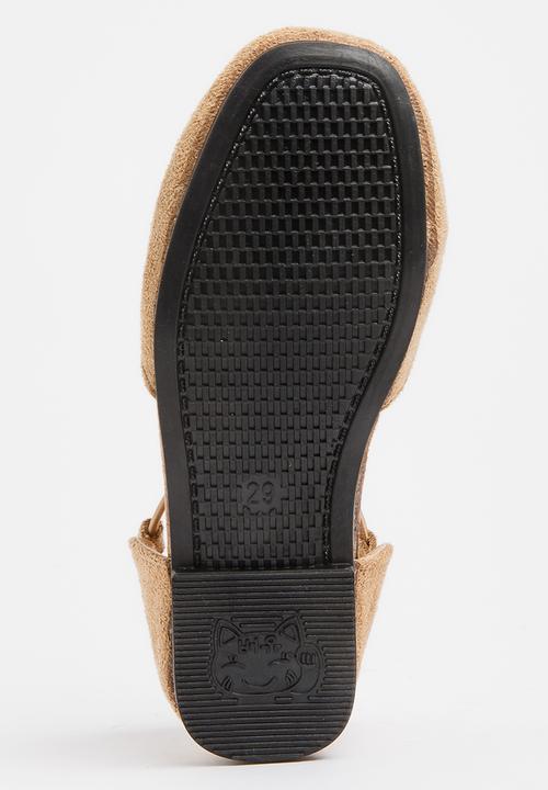 Pop Candy - Criss-Cross Slip On Nude