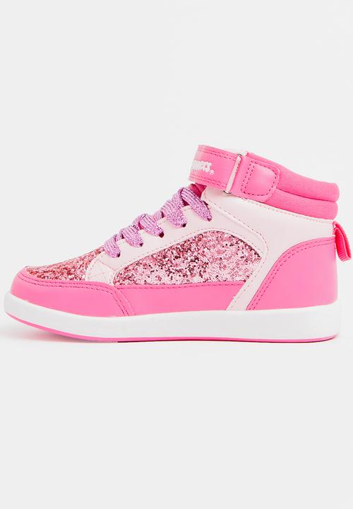 Bubblegummers - Lace-Up Sneaker Dark Pink