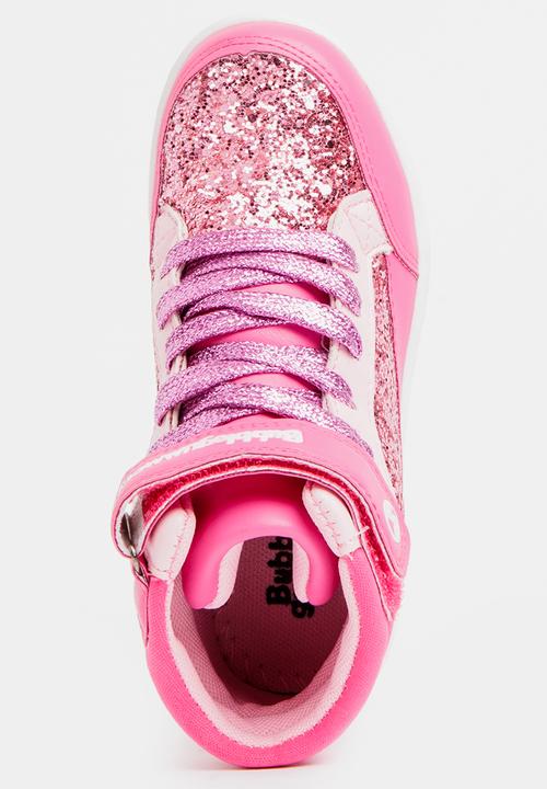 Bubblegummers - Lace-Up Sneaker Dark Pink