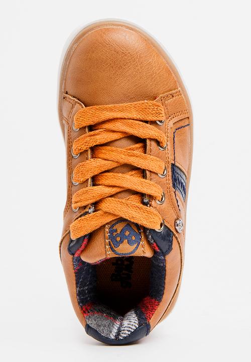 Bubblegummers - PU Sneaker Brown