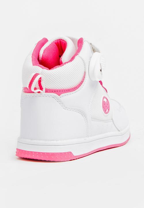 Bubblegummers - High Top Lace Up Sneaker White