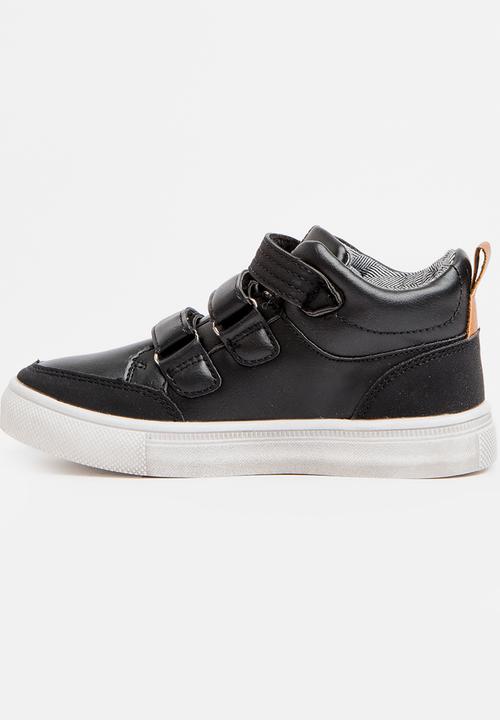 Bubblegummers - Velcro Strap Sneakers Black
