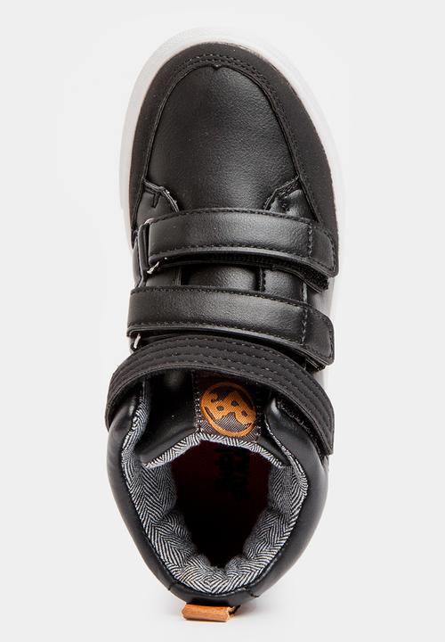 Bubblegummers - Velcro Strap Sneakers Black