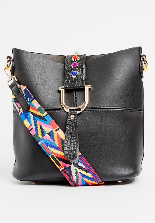 aztec strap bag
