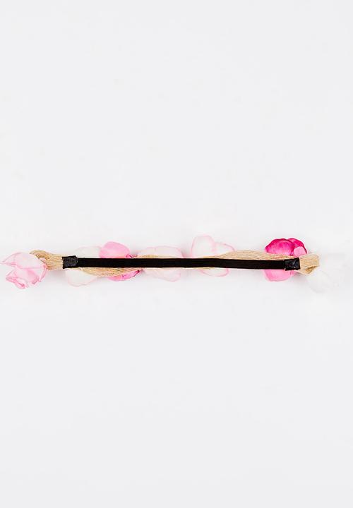 Jewels and Lace - Rose Headband Multi-colour