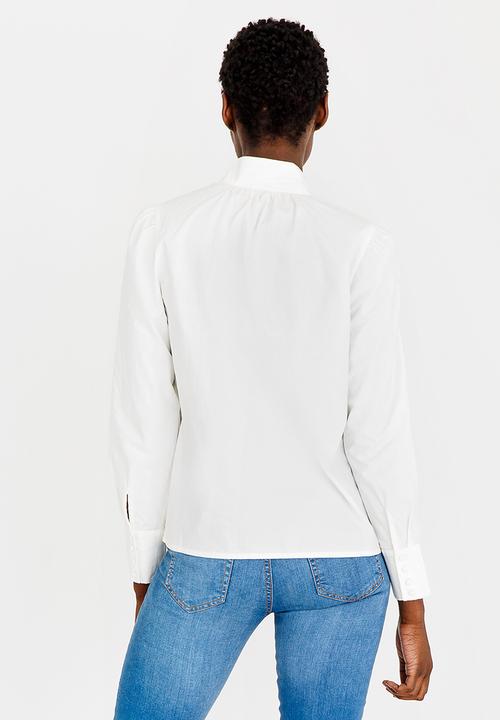 Vero Moda - Button Detail Shirt White